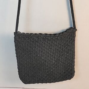 The Sak- beautiful gray crochet crossbody bag